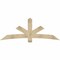 Ekena Millwork Alberta Rough Sawn Timber Gable Bracket, Douglas Fir, 84"W x 31"H x 2"D x 6"F, 9/12 Pitch GBW084X31X0206ALB00RDF - alternate 1